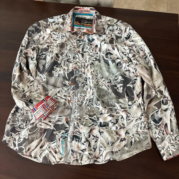 Robert Graham Desert Bones Silk Shirt - Picture 8 of 15